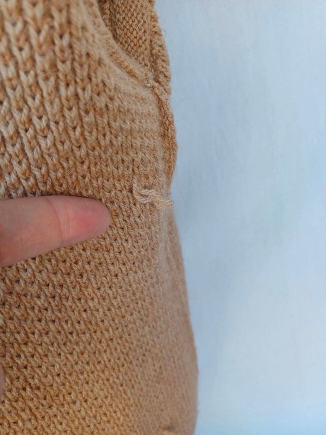 Vintage Richard Paris Grand Camel Hair/Wool Knit Button Cardigan Mens XL