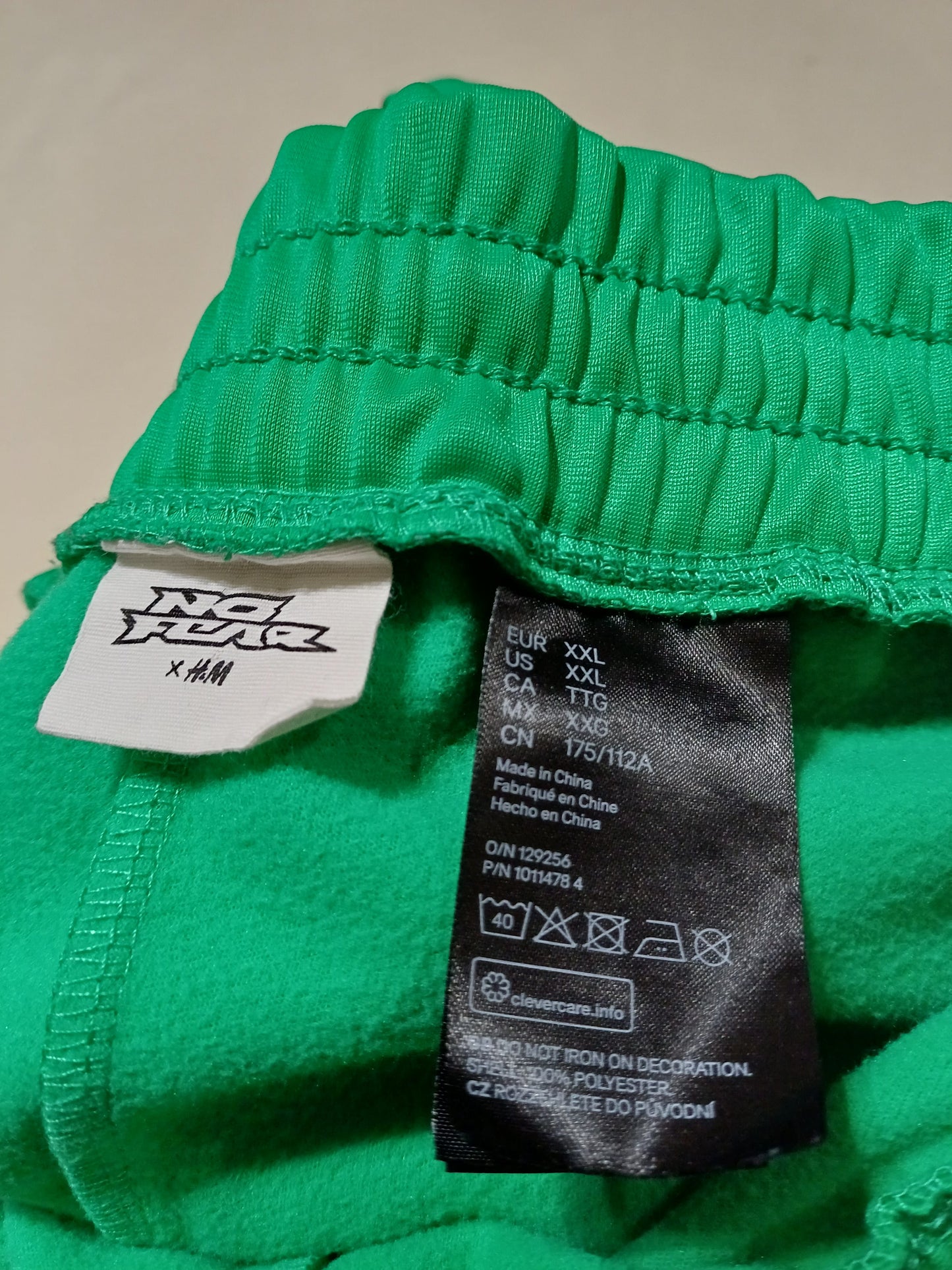 No Fear X H&M Side buttons Wide Leg Track Pants Trousers Mens 2XL