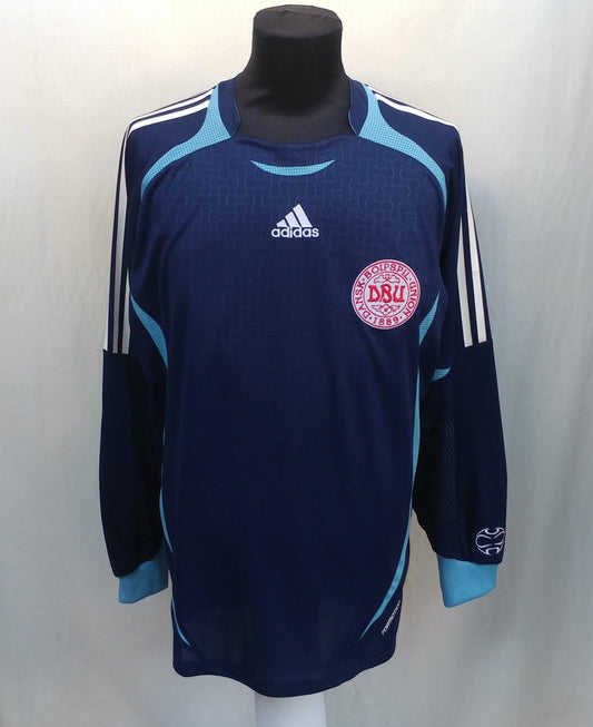 Denmark 2006/2008 Goalkeeper Adidas Formotion Shirt Mens M