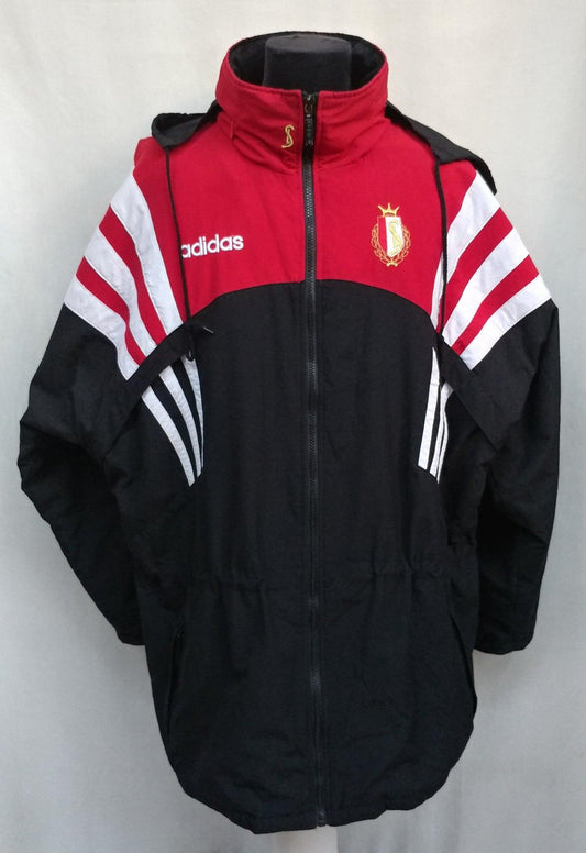 Standard De Liege 90s Adidas Padded Bench Coat Mens L