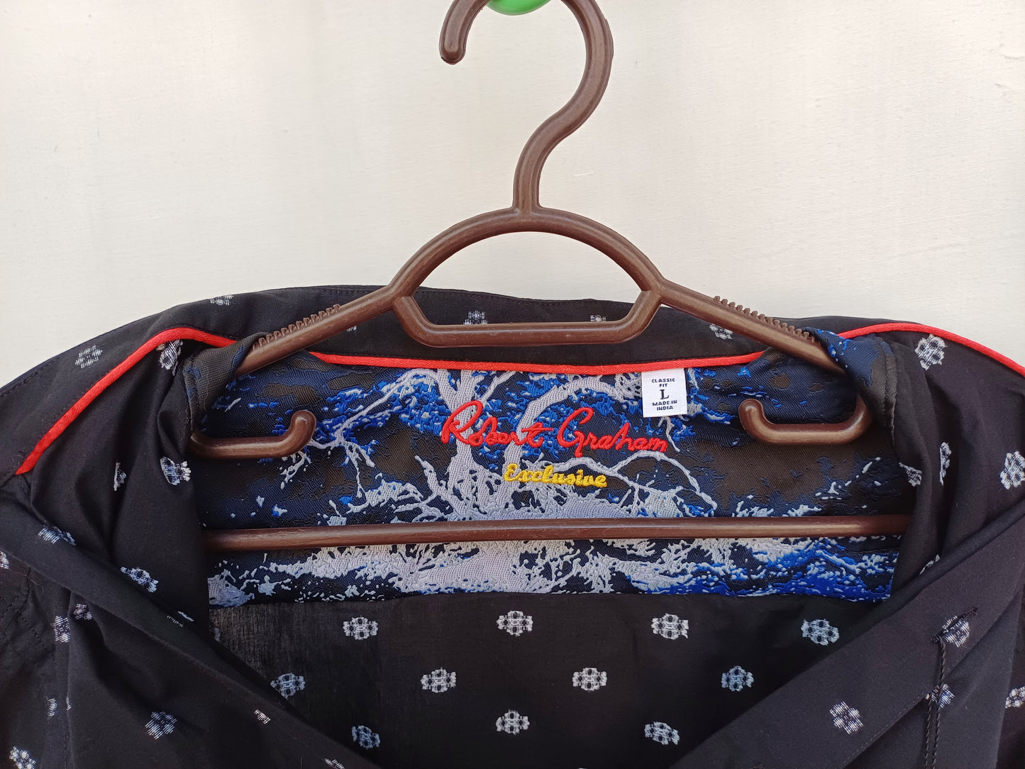 New With Tags $298 Robert Graham Inland Empire Classic Fit Shirt Mens L