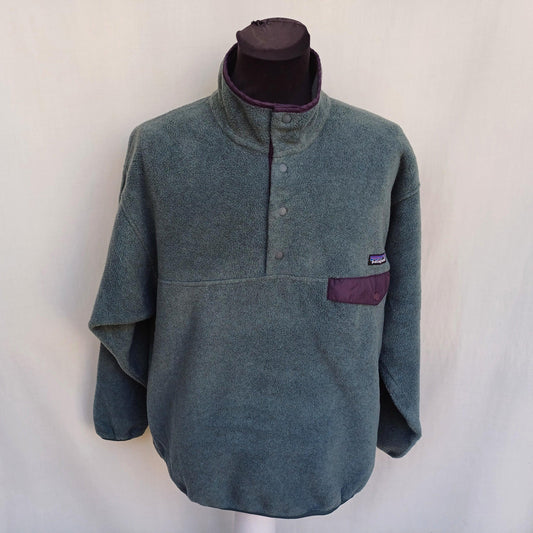 Vintage Patagonia Synchilla Snap-T Fleece Jacket Mens L