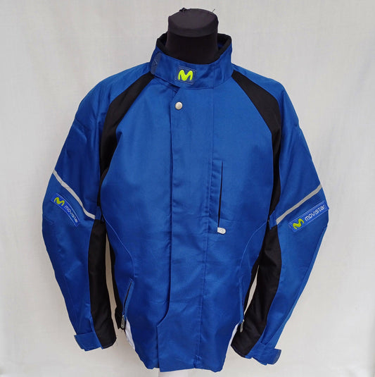 Telefonica Movistar Racing Motorcycle Jacket Mens L