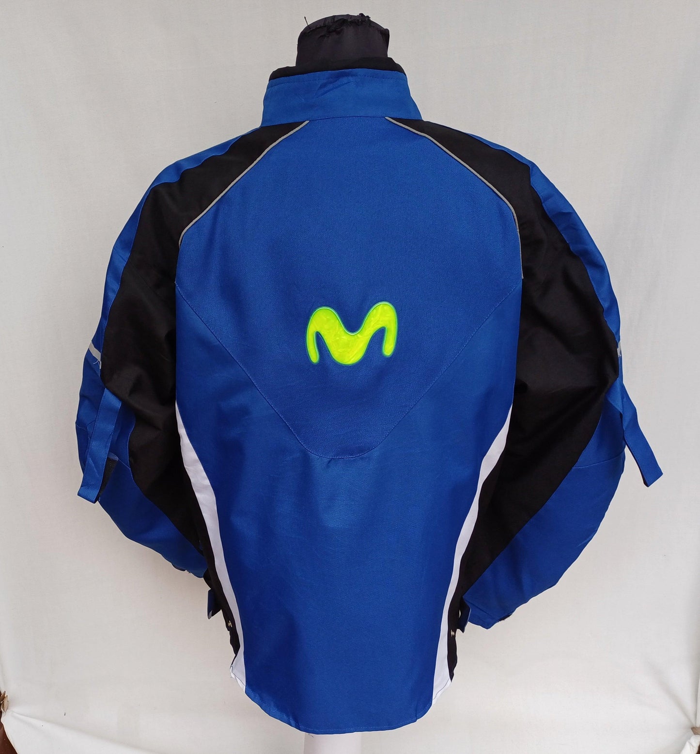 Telefonica Movistar Racing Motorcycle Jacket Mens L