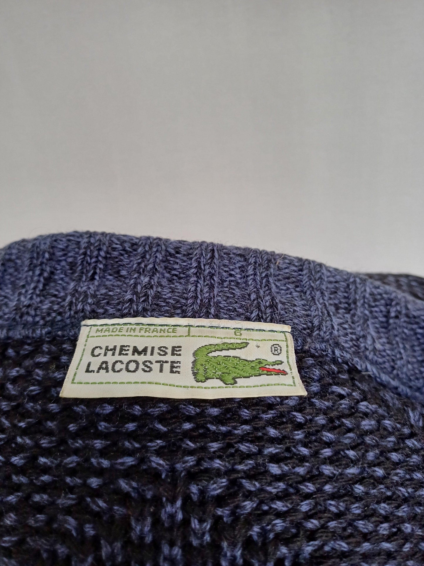 Vintage Chemise Lacoste Wool/Acrylic Pullover Sweater Mens XL