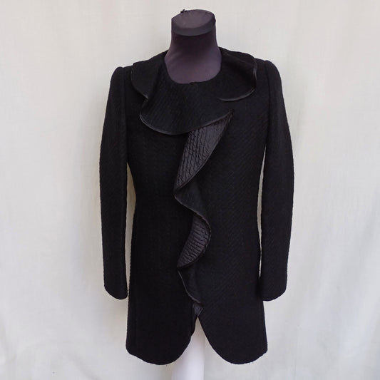 Emporio Armani Fall 2009 Womens Snap Wool Jacket Size 40