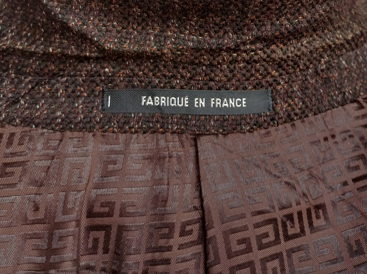 Givenchy Men Wool Tweed Blazer Jacket Size 52