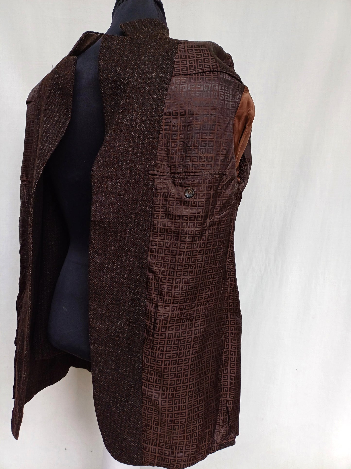 Givenchy Men Wool Tweed Blazer Jacket Size 52