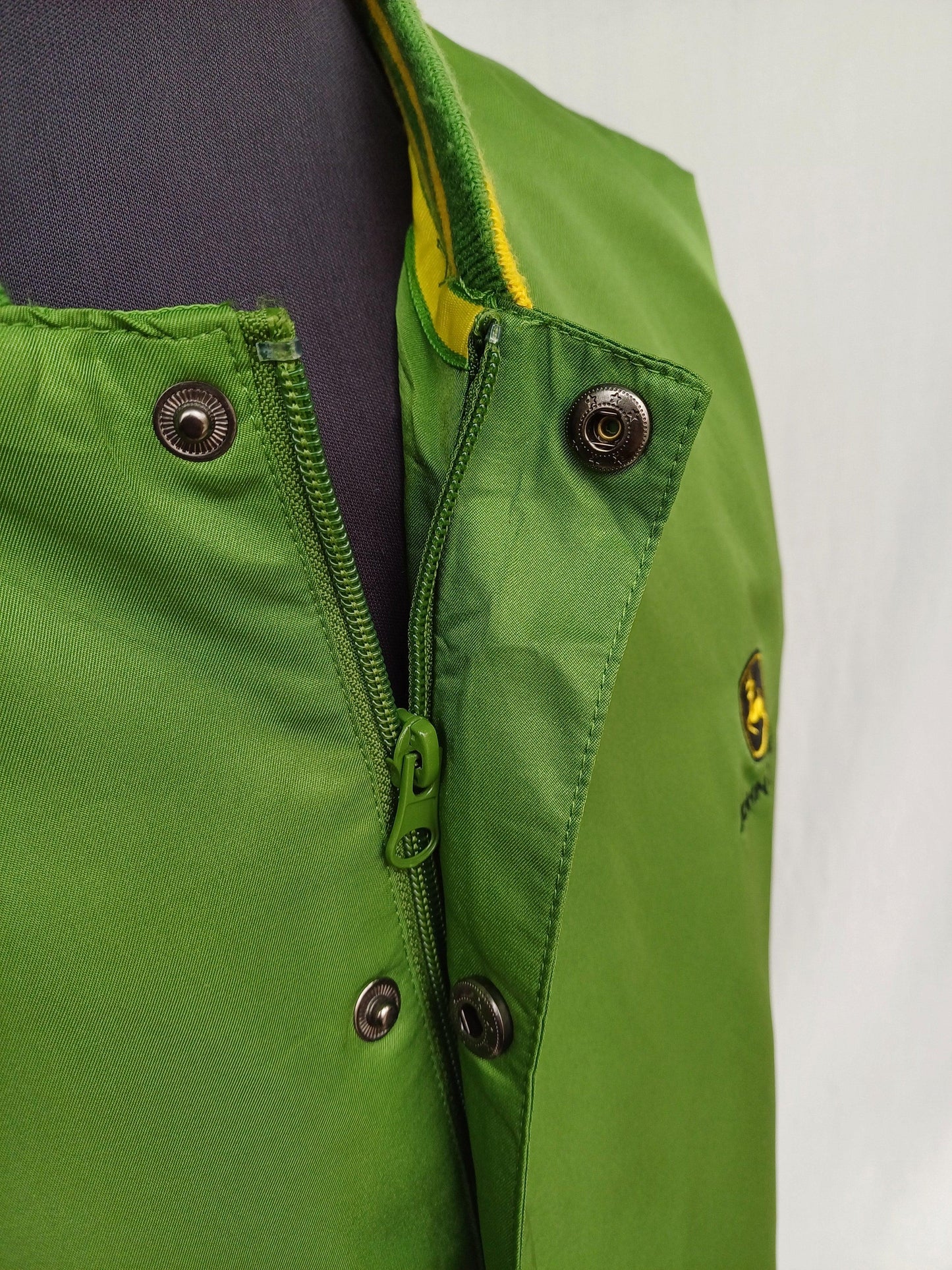 سترة رجالي من John Deere Team Zip/Snap Varsity مقاس 3XL