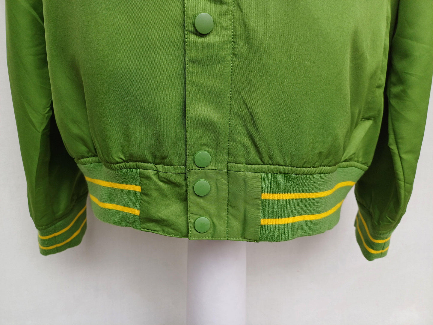 سترة رجالي من John Deere Team Zip/Snap Varsity مقاس 3XL