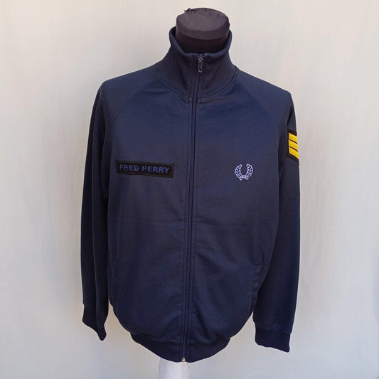 Fred Perry Sportswear Army Patch Track Top Jacket Mens M