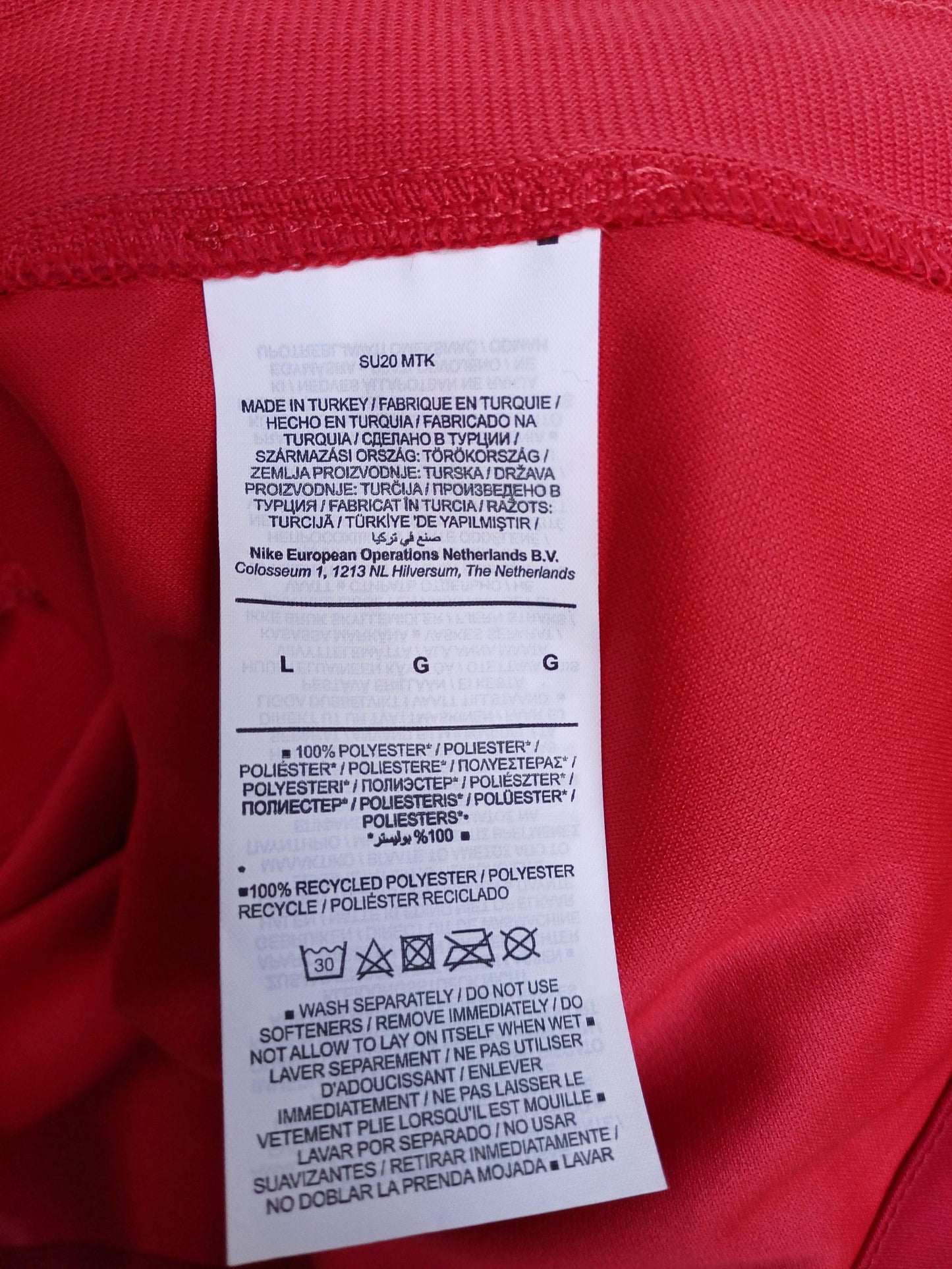 New Without Tags Turkey 2020/2021 Home Nike Shirt Mens L