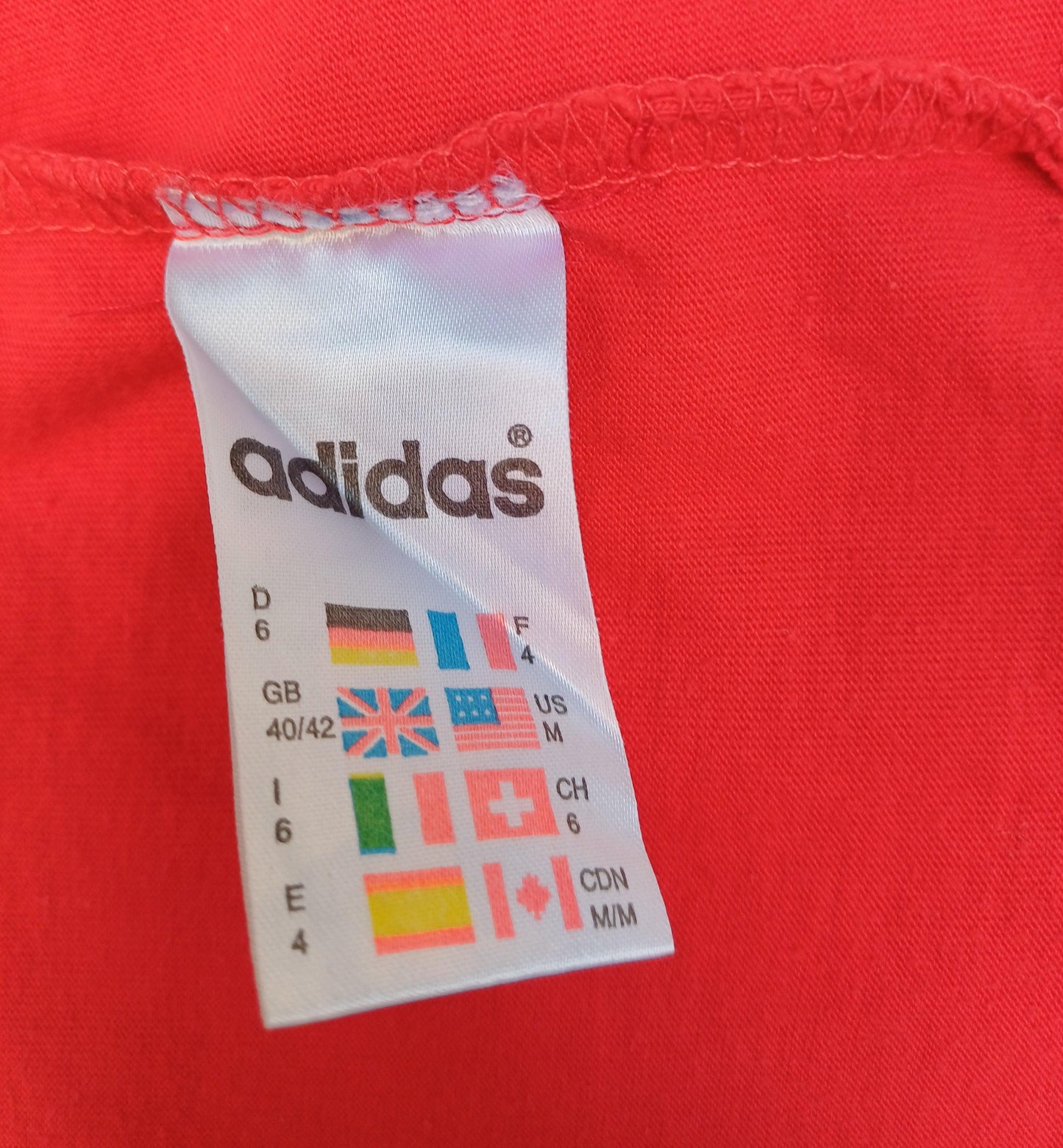 Bayern Munich 1995/96 Adidas Training Tee Shirt Mens M