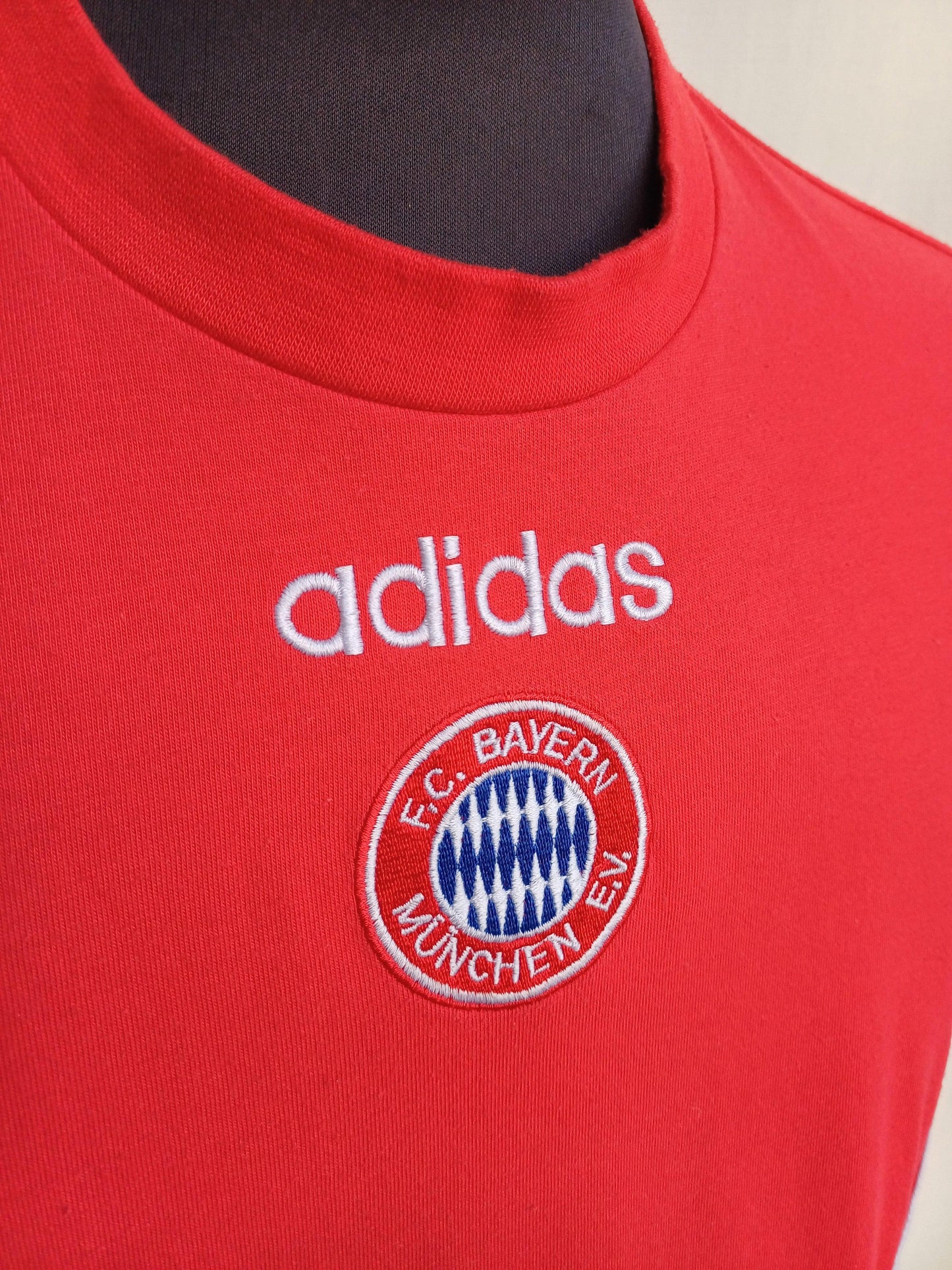 Bayern Munich 1995/96 Adidas Training Tee Shirt Mens M
