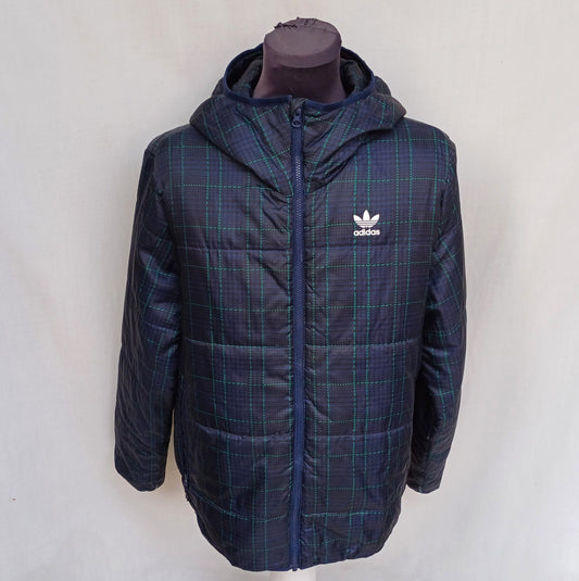 Adidas Originals 2019 Padded Tartan Jacket Mens M