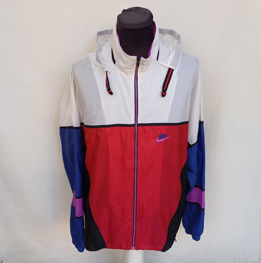 Vintage Nike Lightweight Hooded Running Jacket Mens XL