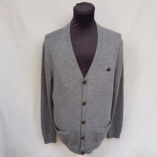 Brooks Brothers Merino Wool Button Cardigan Mens XL