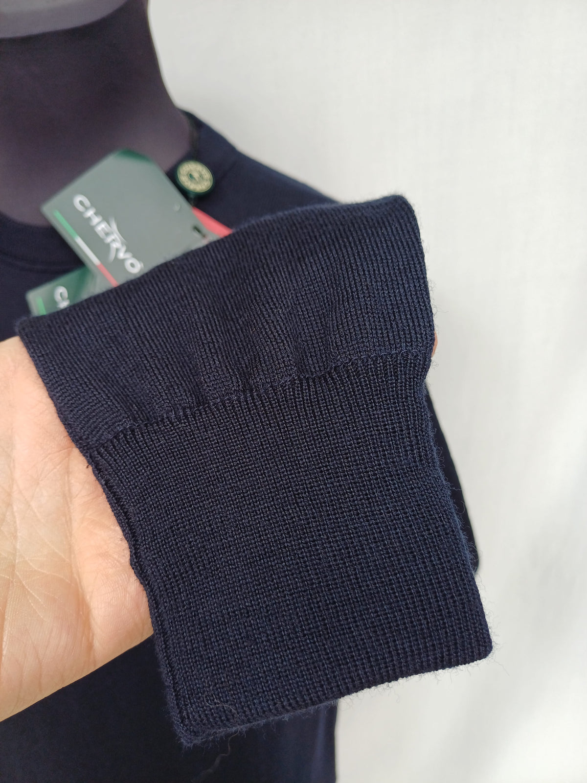 New With Defect Chervo Merino Wool Pullover Sweater Mens S RRP 189€