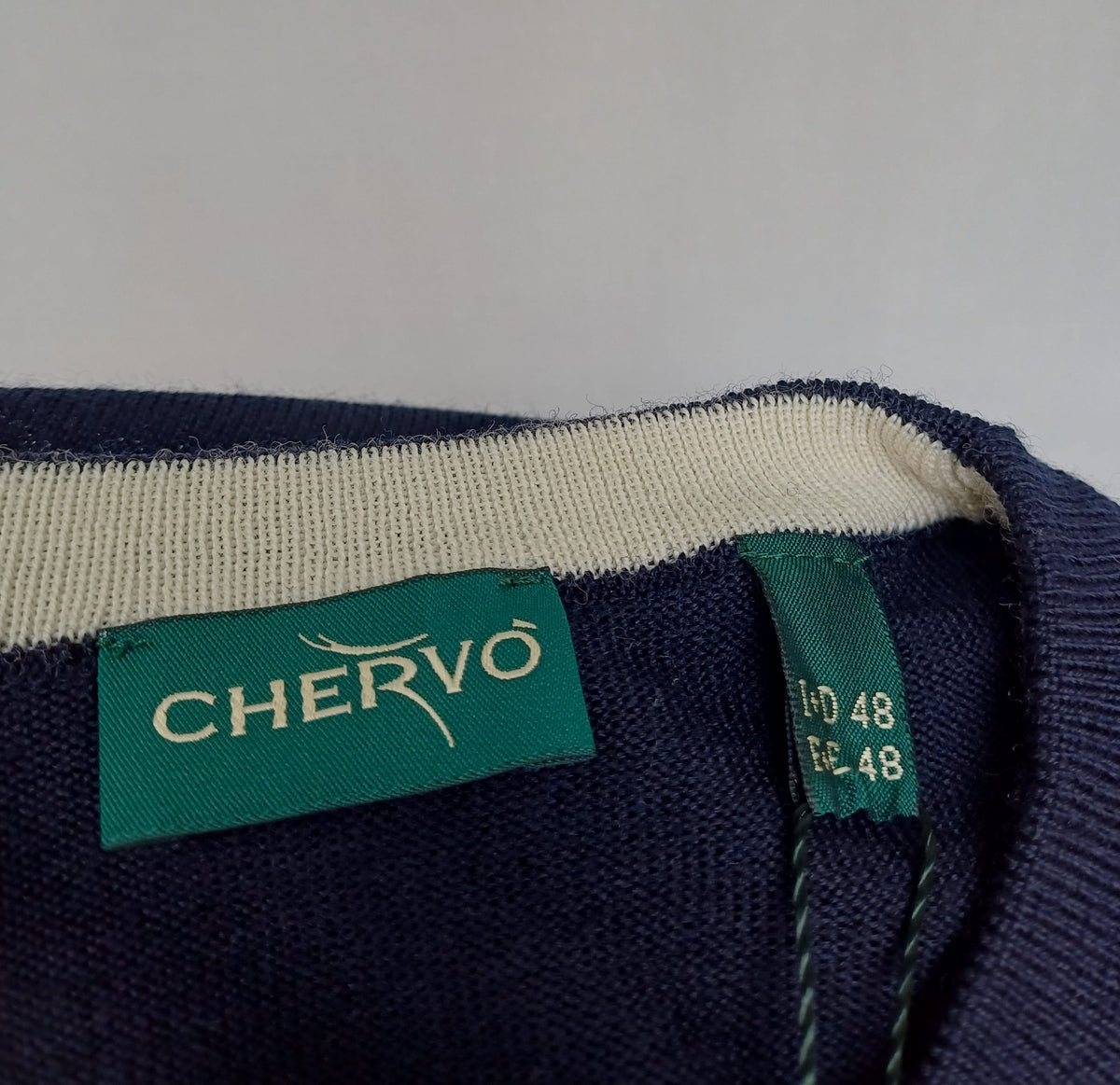 New With Defect Chervo Merino Wool Pullover Sweater Mens S RRP 189€