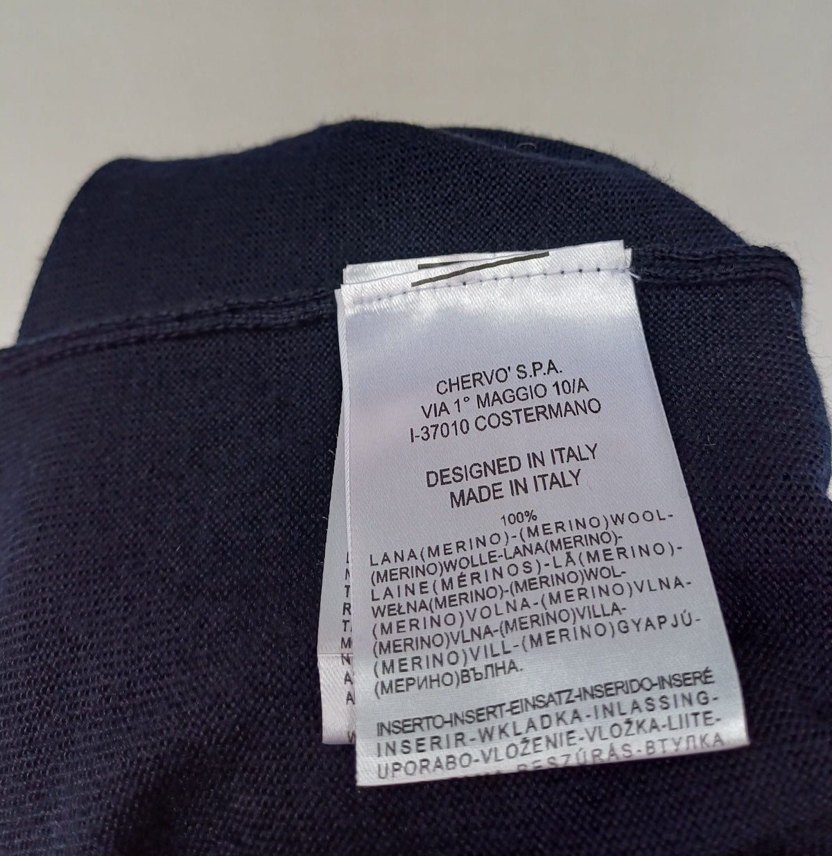 New With Defect Chervo Merino Wool Pullover Sweater Mens S RRP 189€