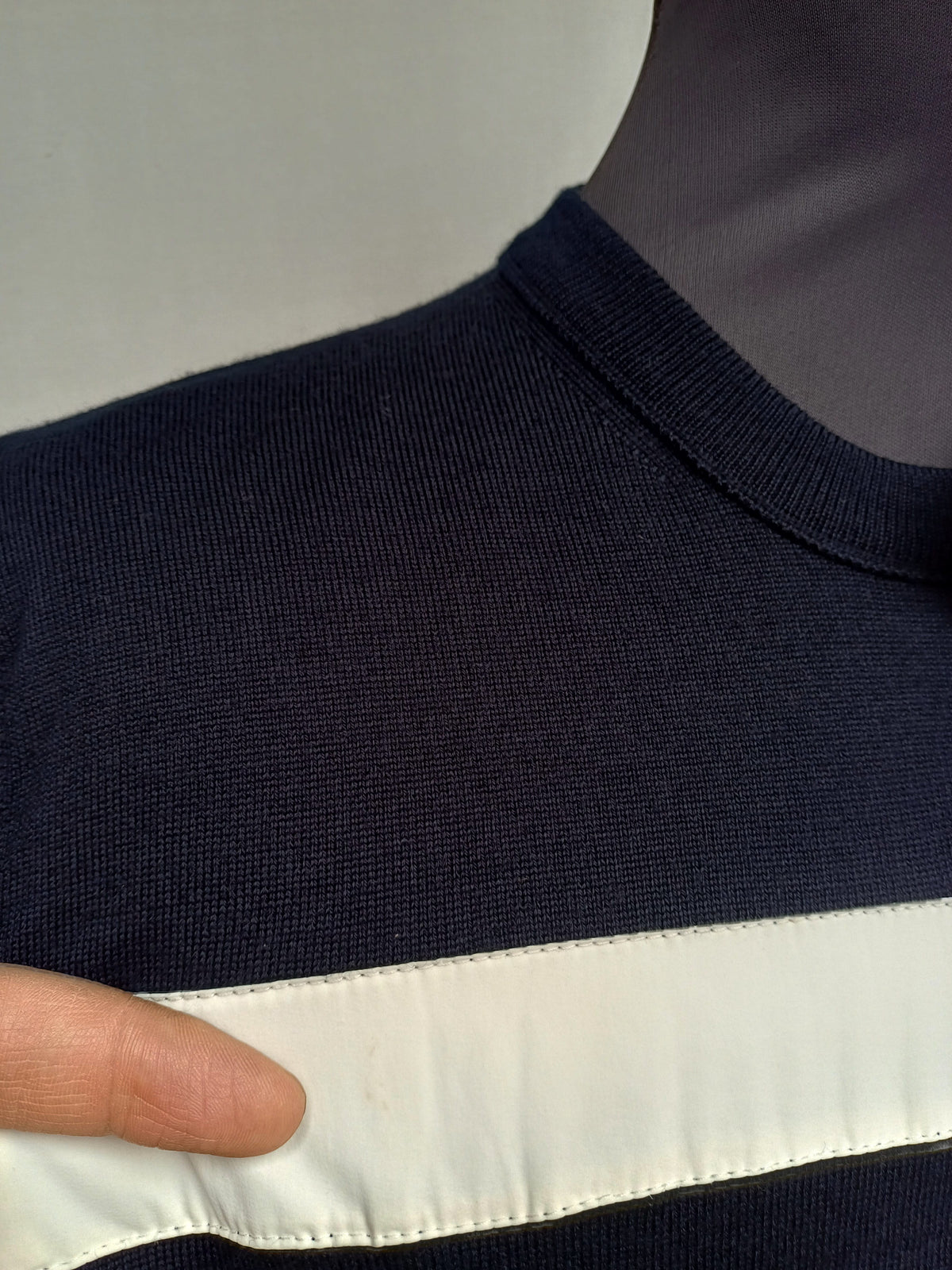 New With Defect Chervo Merino Wool Pullover Sweater Mens S RRP 189€