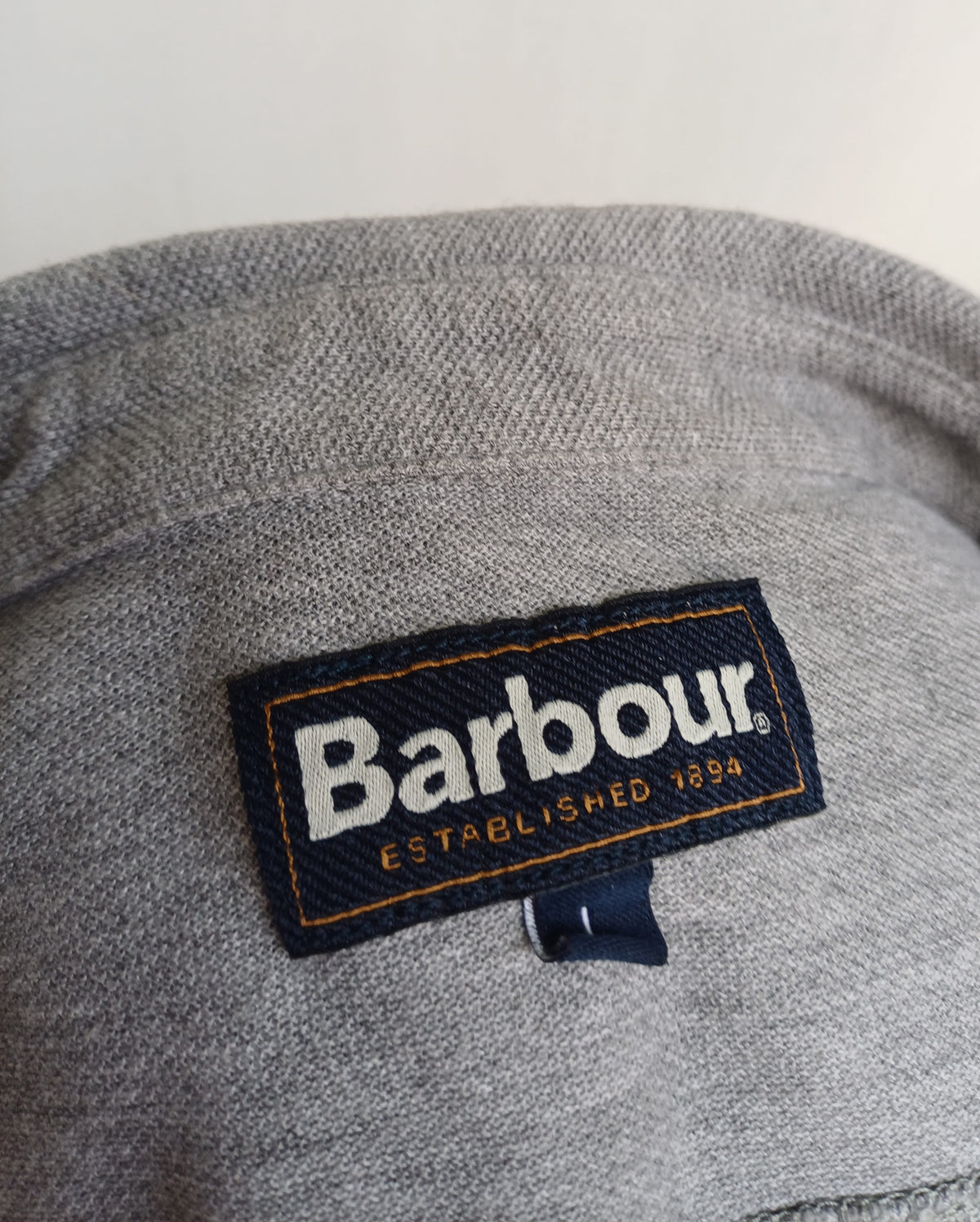 Barbour Polo Button Shirt Mens L