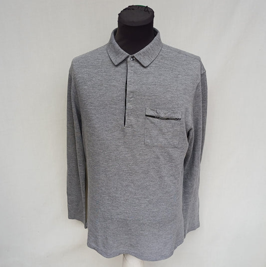 Barbour Polo Button Shirt Mens L