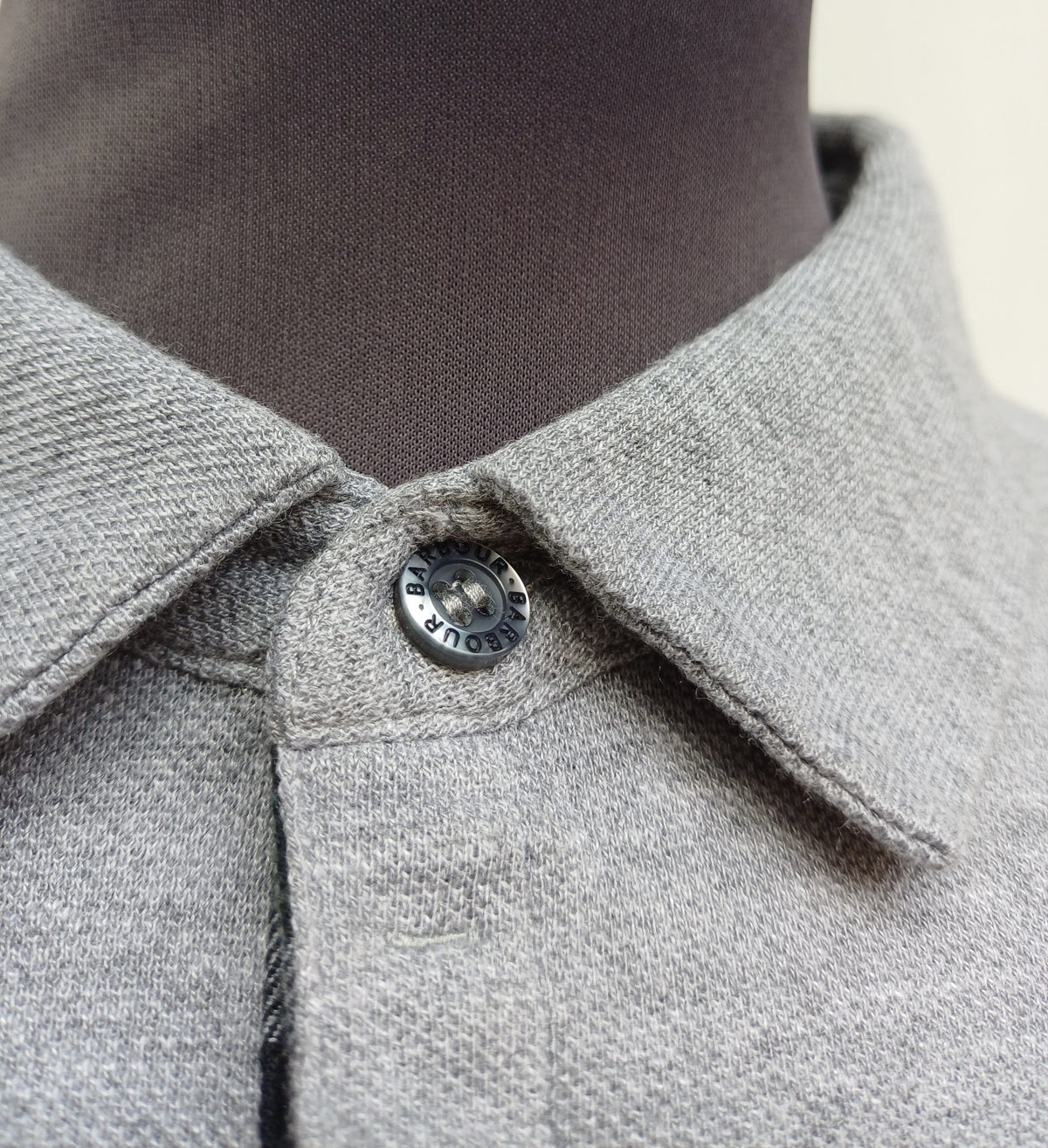 Barbour Polo Button Shirt Mens L
