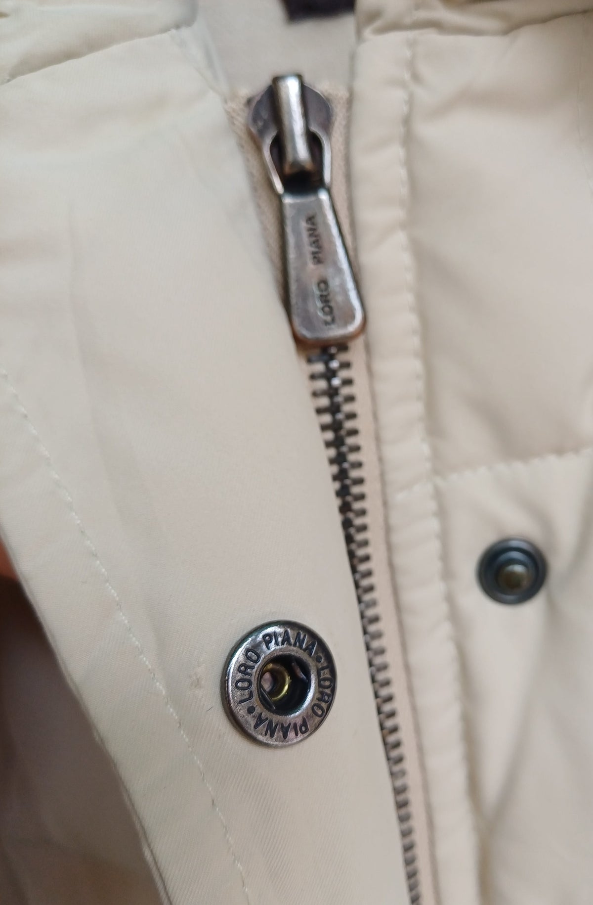 Loro Piana Cashmere Quilted Womens Down Vest Size 42/Large