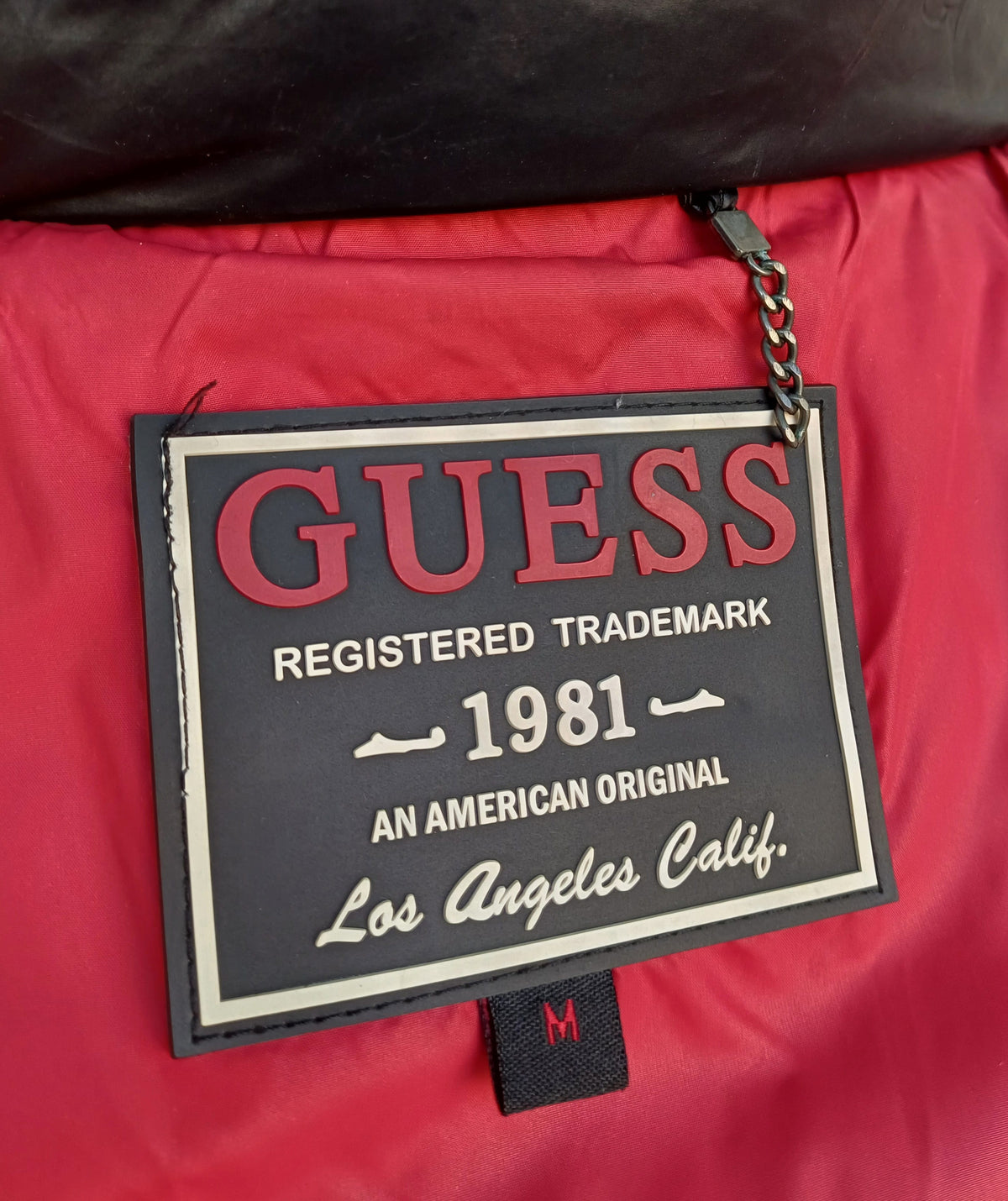 Guess Mens Quilted Puffer Down Jacket Size M