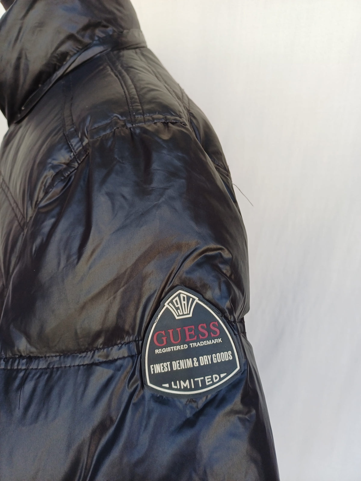 Guess Mens Quilted Puffer Down Jacket Size M