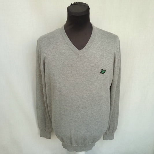 Lyle & Scott 100% Pima Cotton Pullover Sweater Mens L