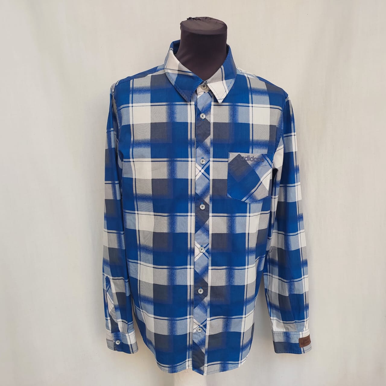 Adidas Neo X David Beckham Cotton Button Shirt Mens M