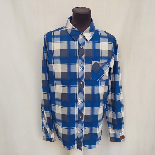 Adidas Neo X David Beckham Cotton Button Shirt Mens M