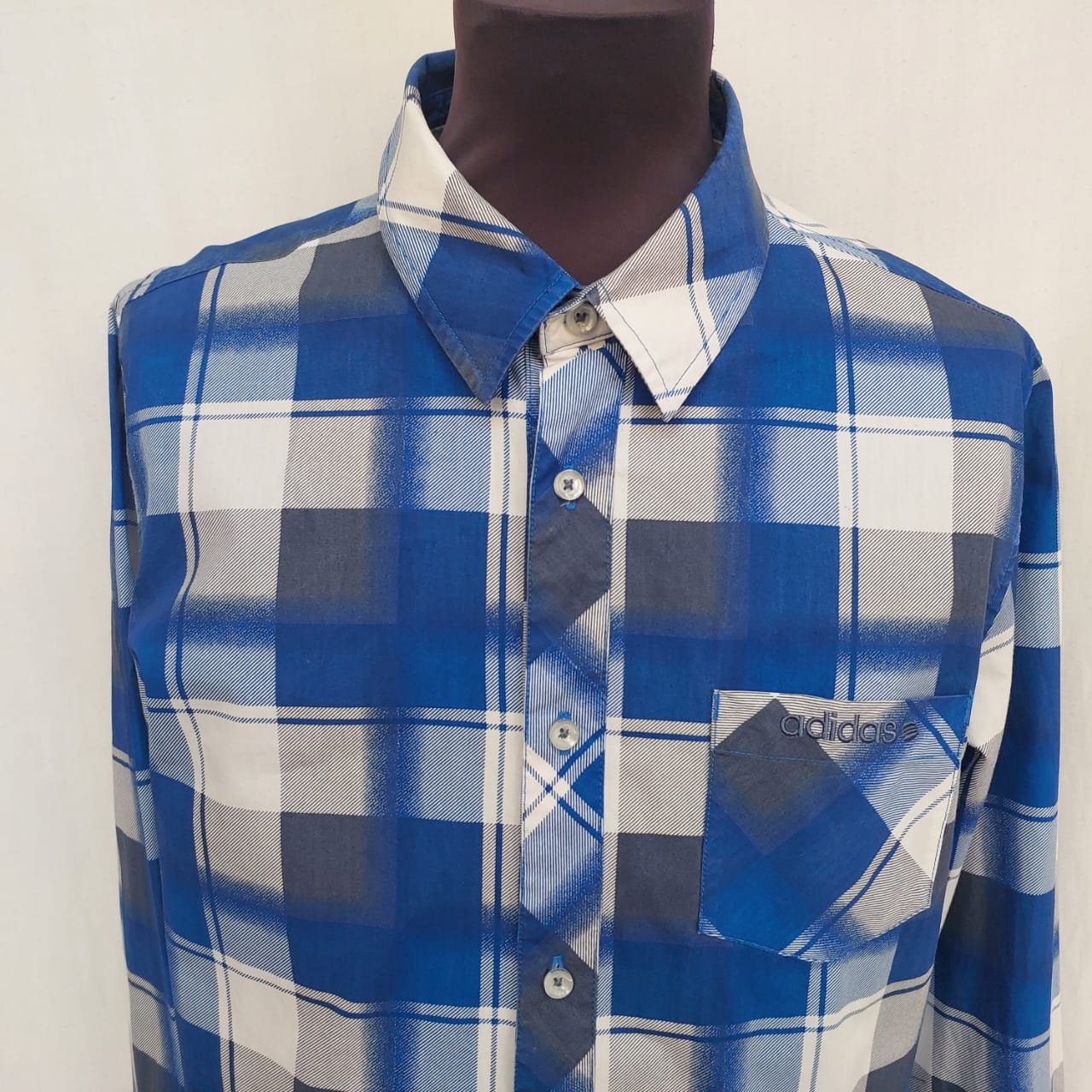 Adidas Neo X David Beckham Cotton Button Shirt Mens M