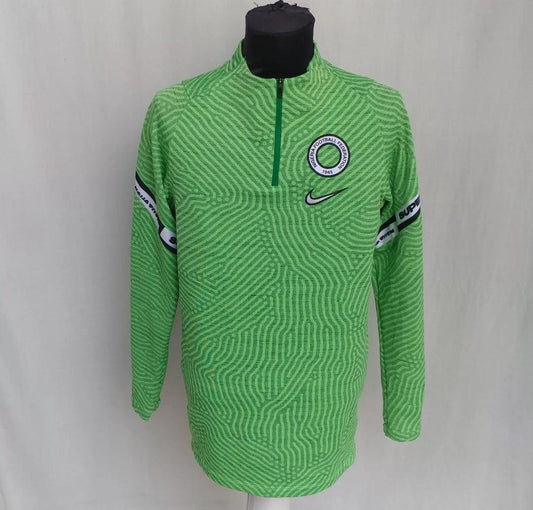 Nigeria 2020/21 Nike Dri-Fit Strike Drill Zip Top Mens M