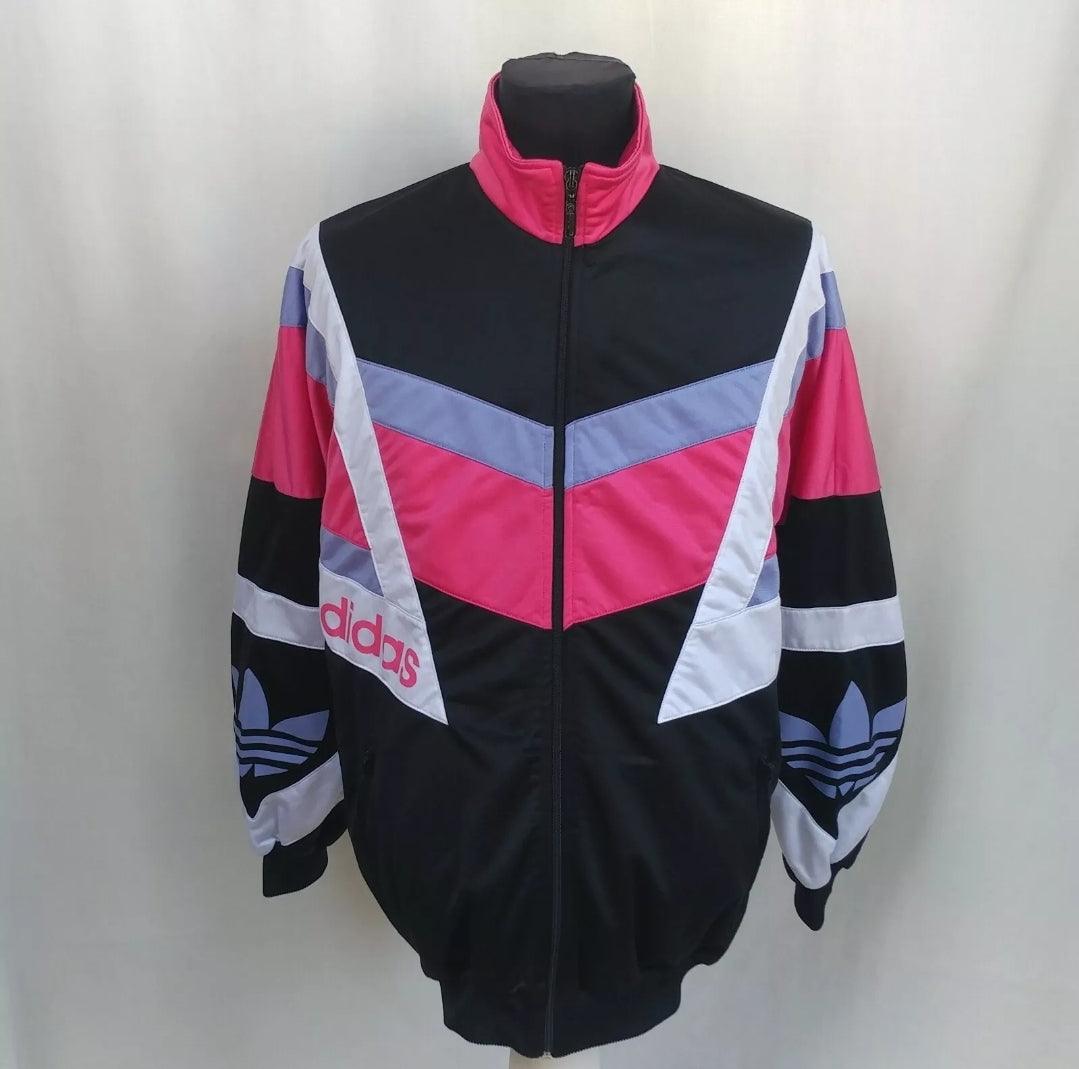 Vintage 90s Adidas Trefoil Logo Track Top Jacket Mens M