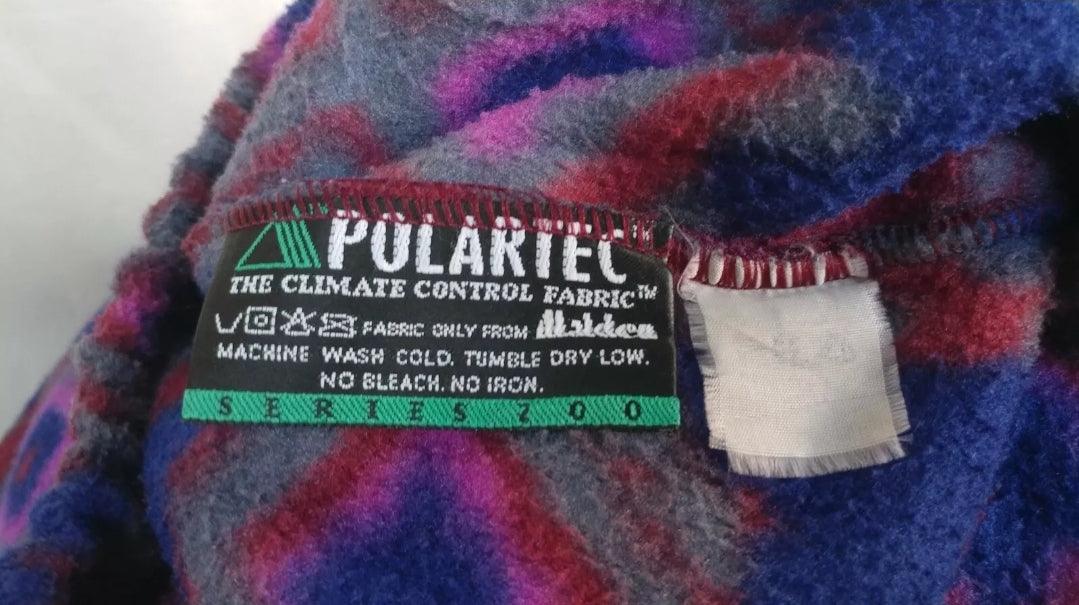Vintage 90s Fila Magic Line Fleece Polartec Sweater Size M