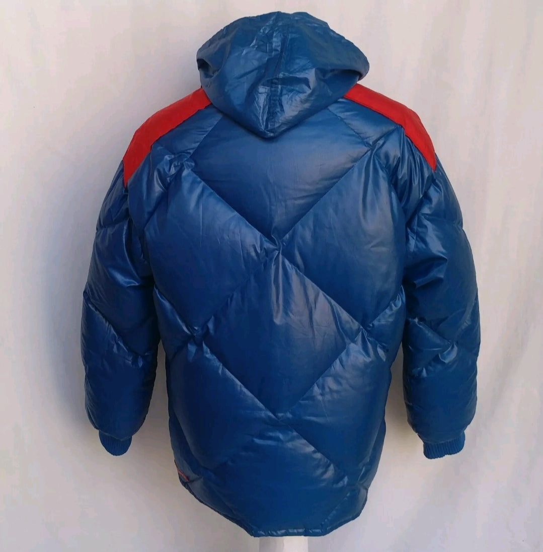 Vintage Colmar Down Puffer Ski Hooded Jacket Mens M