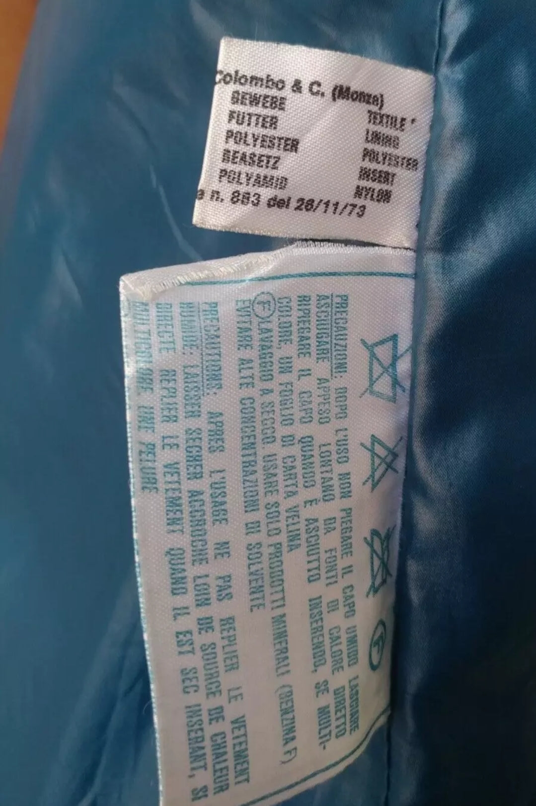 Vintage Colmar Down Puffer Ski Hooded Jacket Mens M