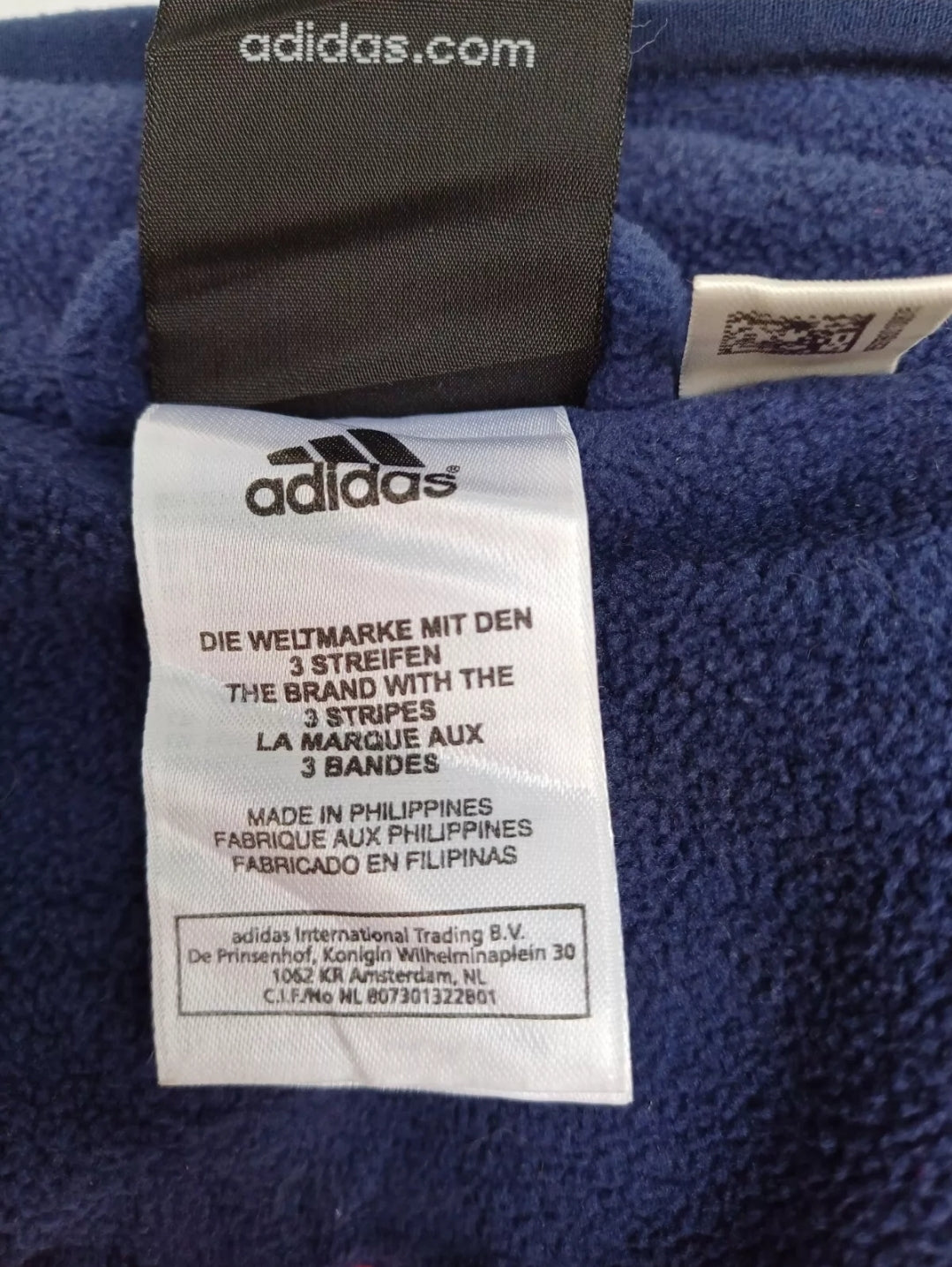 British & Irish Lions 2005 Adidas Training Zip Fleece Pullover Sweatshirt Mens S