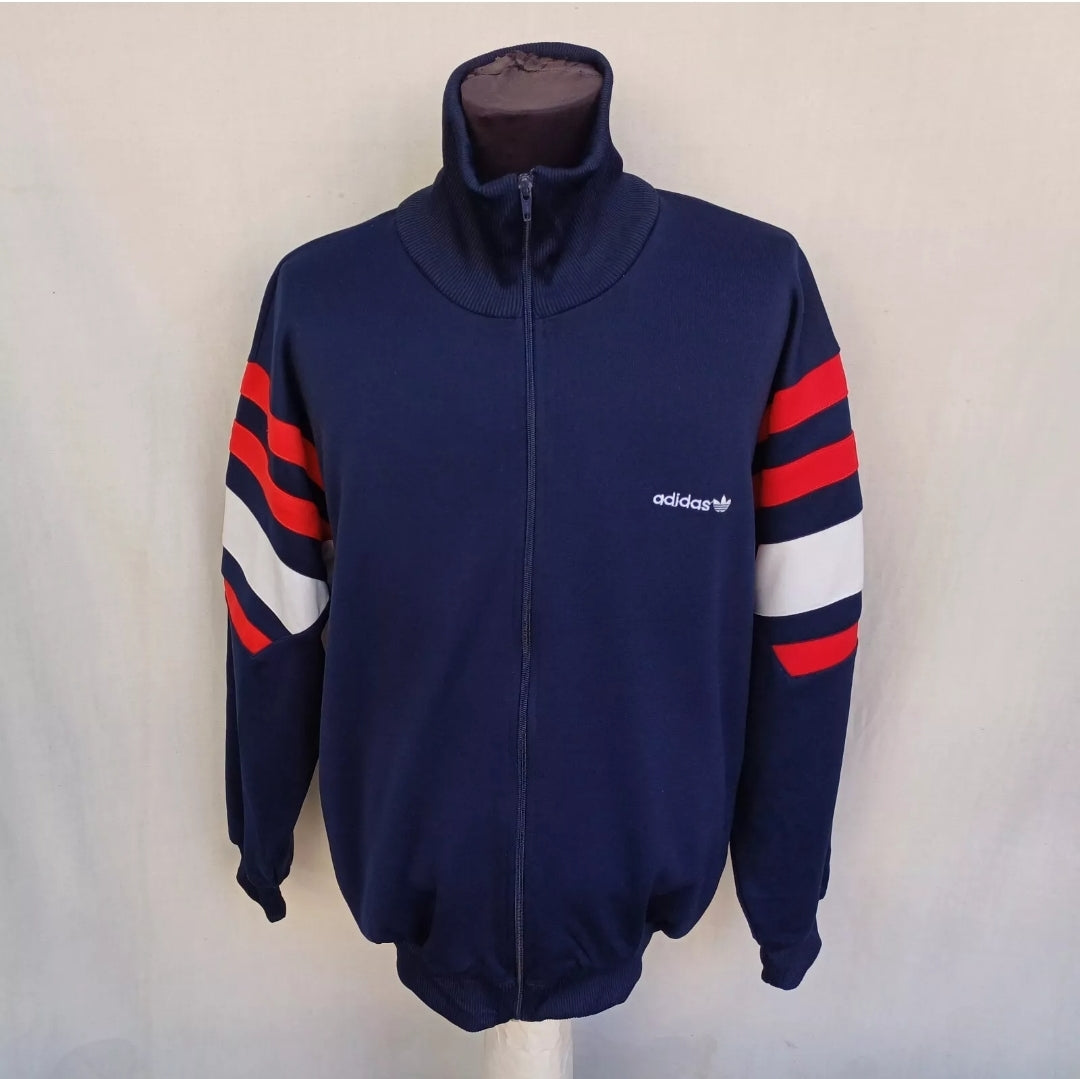 Vintage 90s Adidas Track Top Jacket Size Mens L