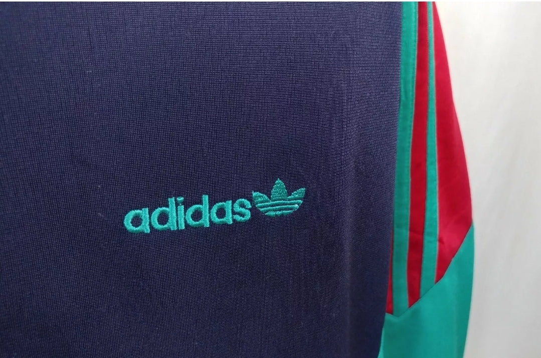 Vintage 90s Adidas Striped Track Top Jacket Mens L