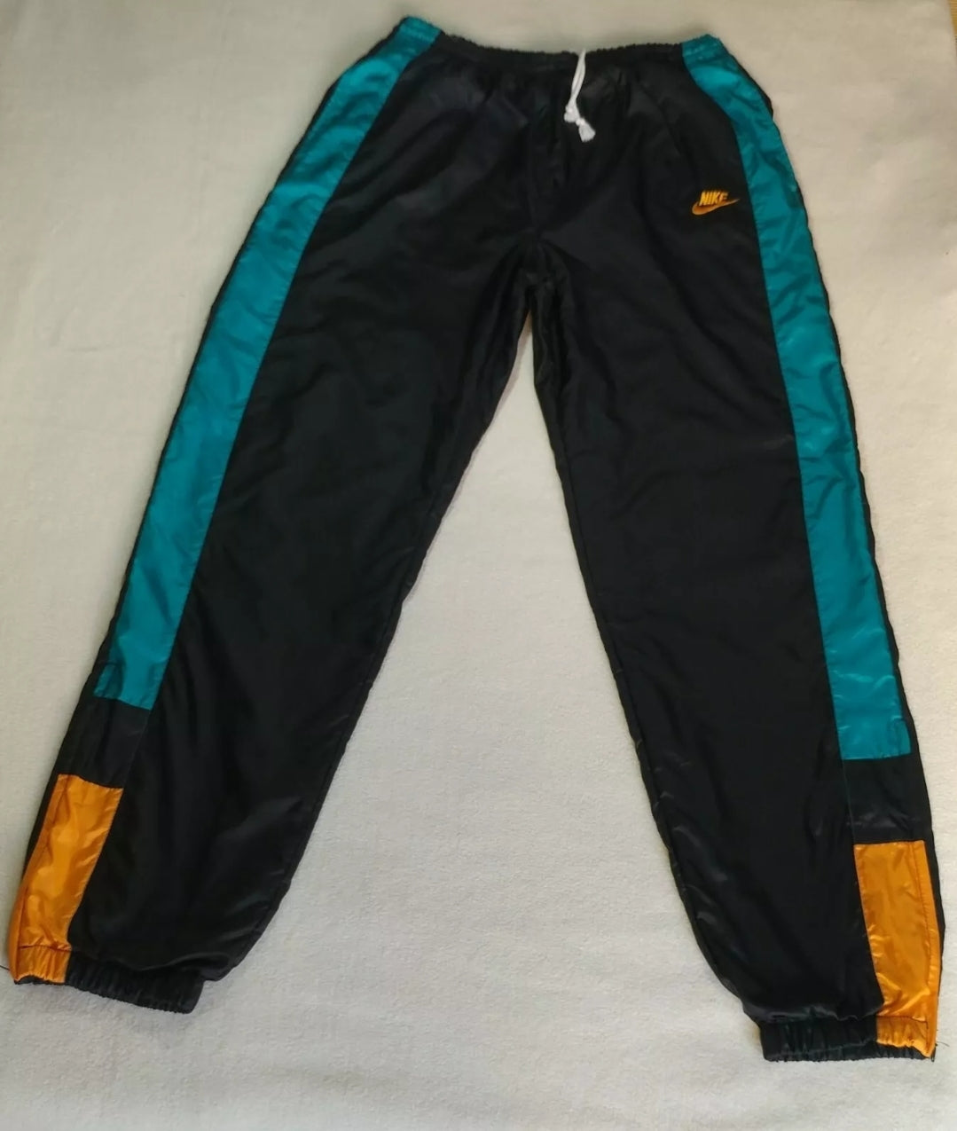 Vintage 80s Nike Nylon Track Pants Mens L