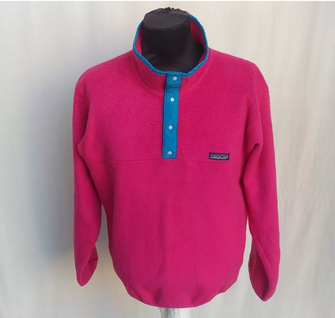 Vintage Patagonia Snap-T Pullover Fleece Jacket Size M