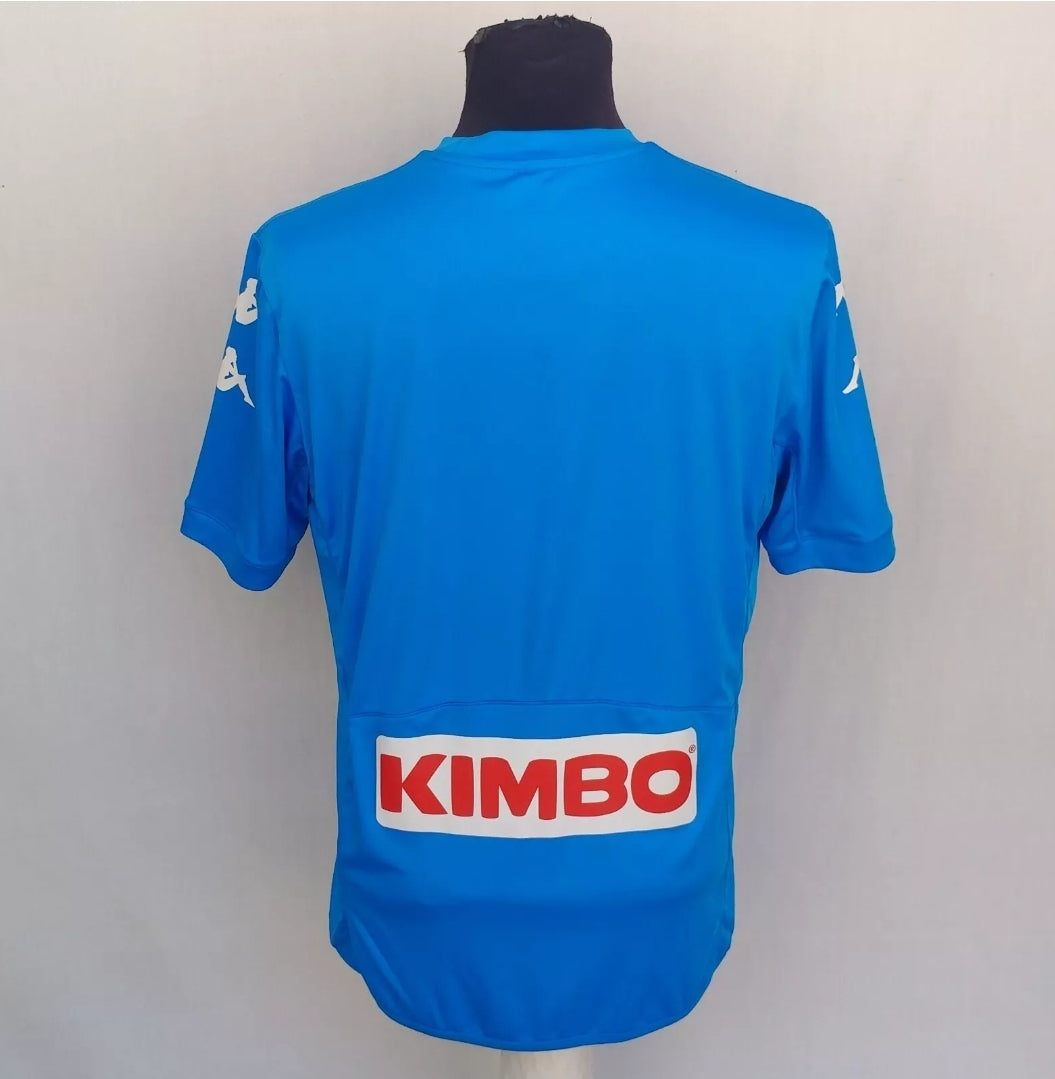 Napoli Italy 2016/2017 Kappa Home Football Shirt Mens M