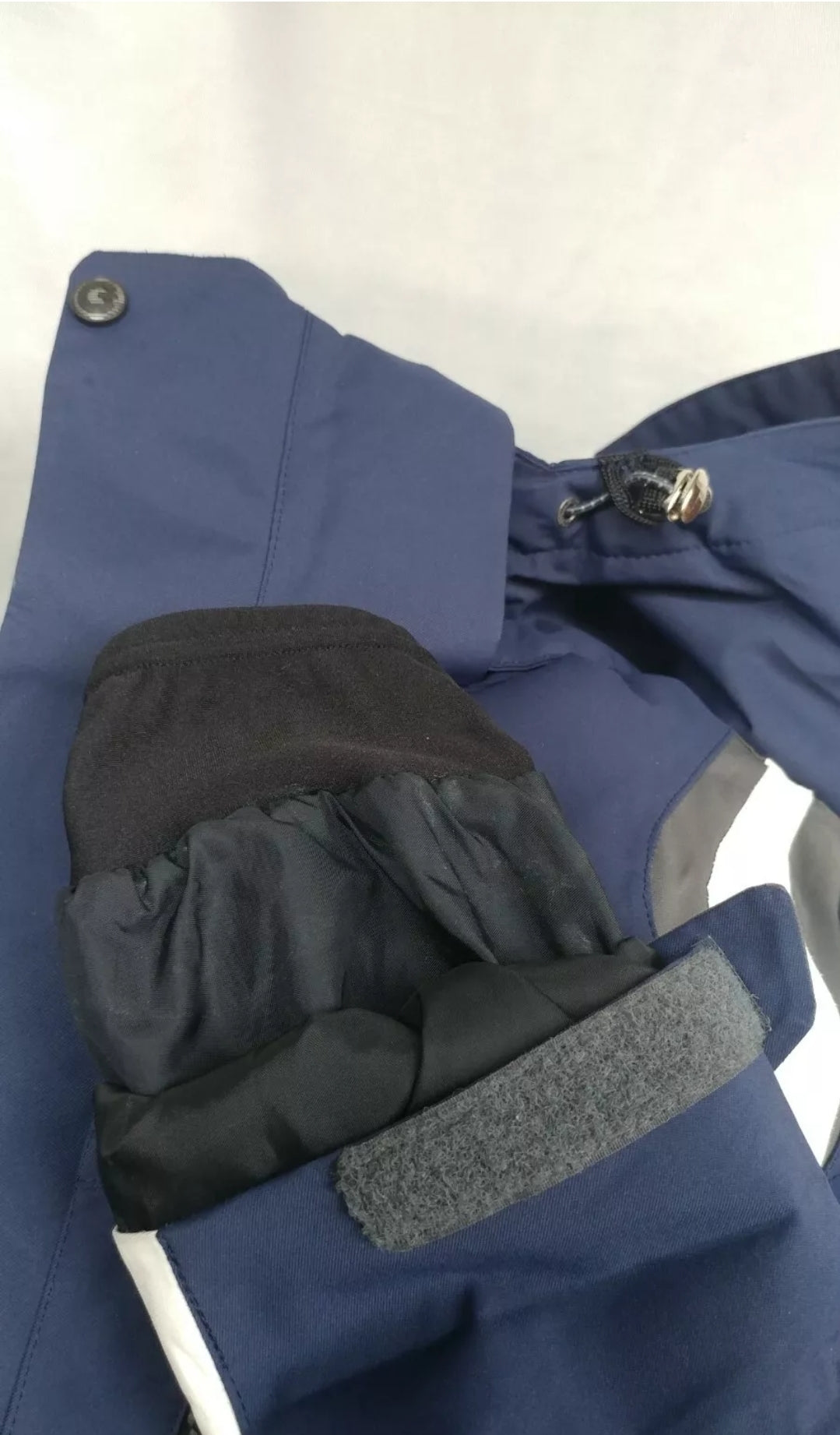 Goldwin Snowboarding Ski Jacket Blue W/Removable Hood Mens S