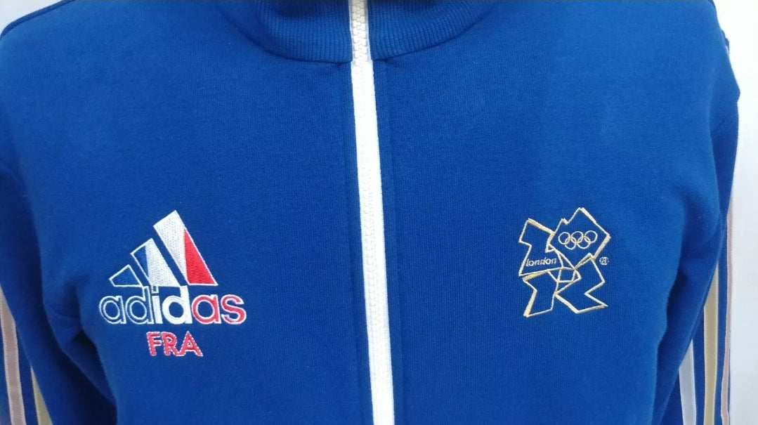 Adidas France Team Olympic Games 2012 London Track Top Jacket Mens S