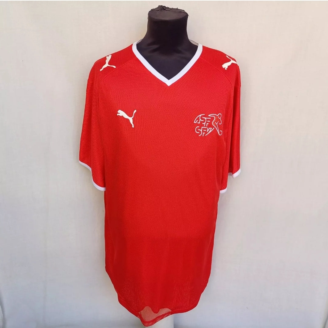 Switzerland Euro 2008/09/10 Puma Home Football Shirt Mens 2XL