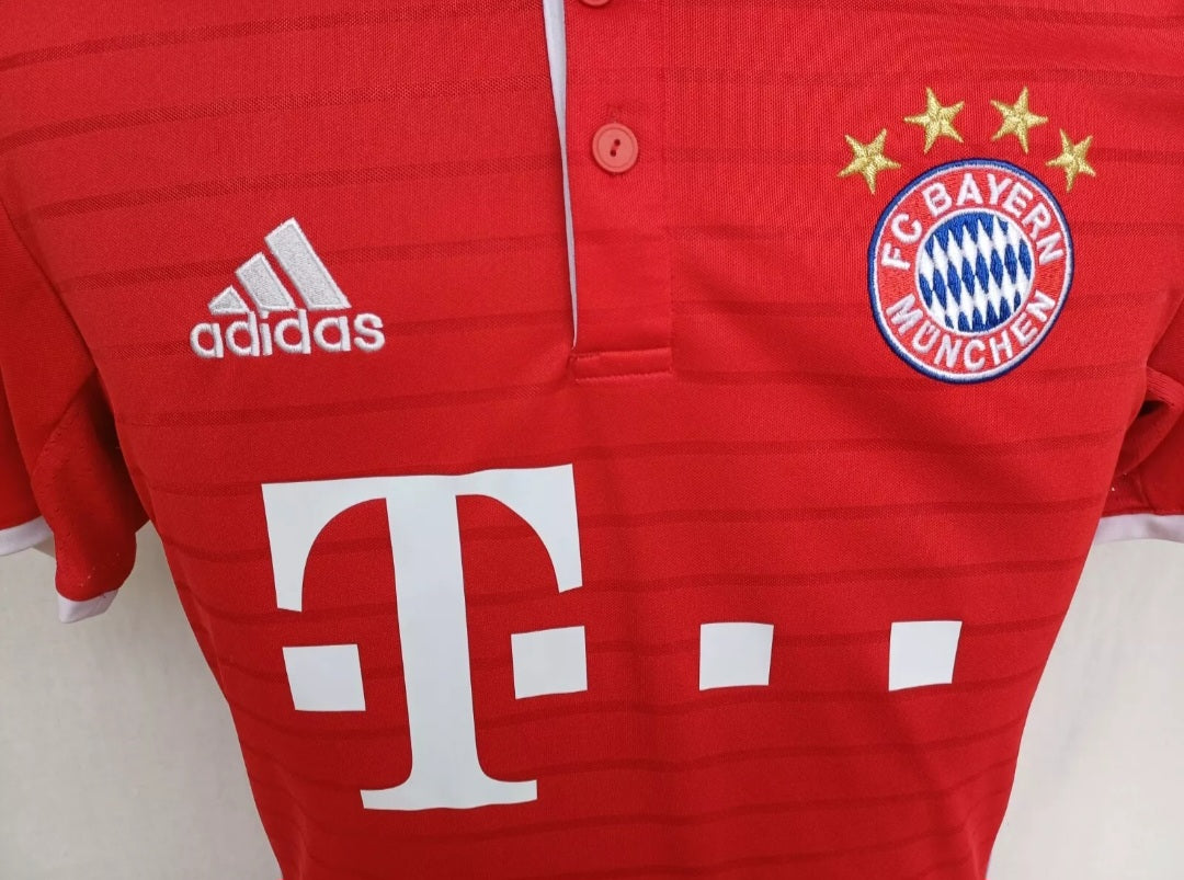 Bayern Munich #9 Lewandowski 2016/17 Home Adidas Shirt Mens S
